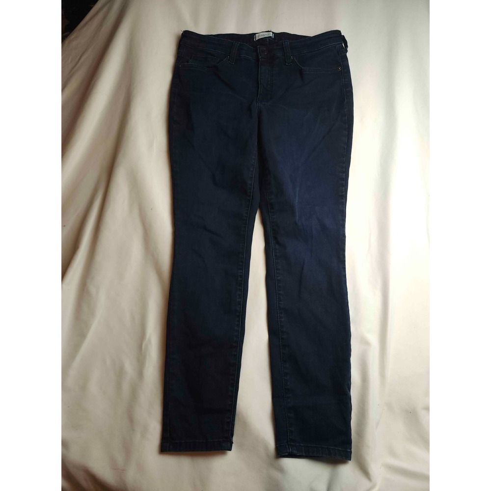 Crown & Ivy Skinny Jeans Womens 12 Blue Denim Preppy Classic Urban Streetwear